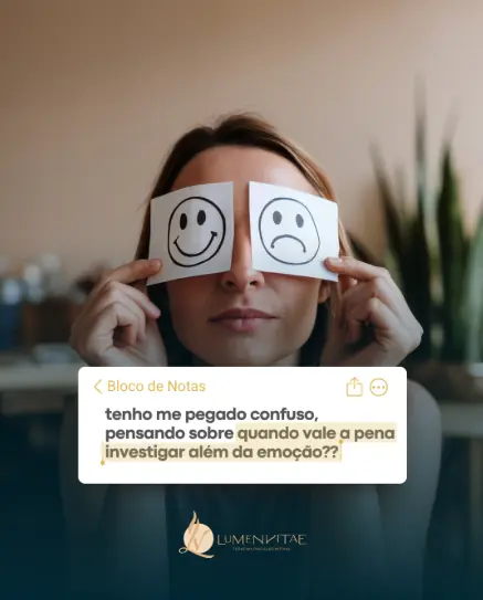 Quando vale investigar além da emoção